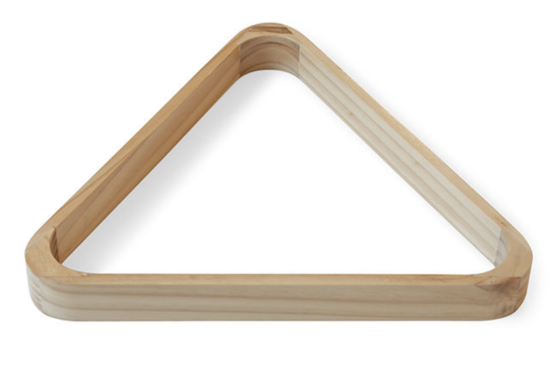 Triangle - tringulo para bolas con un dimetro de 57 mm de madera