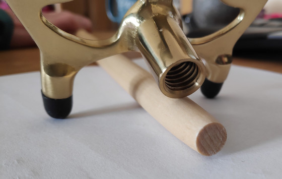 Puente de ayuda para tocar el taco de billar y snooker 147 cm de 2 piezas de madera