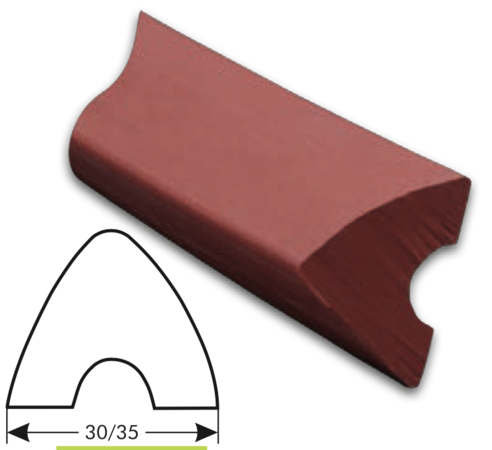 Banda triangular 30mm (Carom) 3.6m